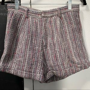 Steven Alan high waisted stripe shorts